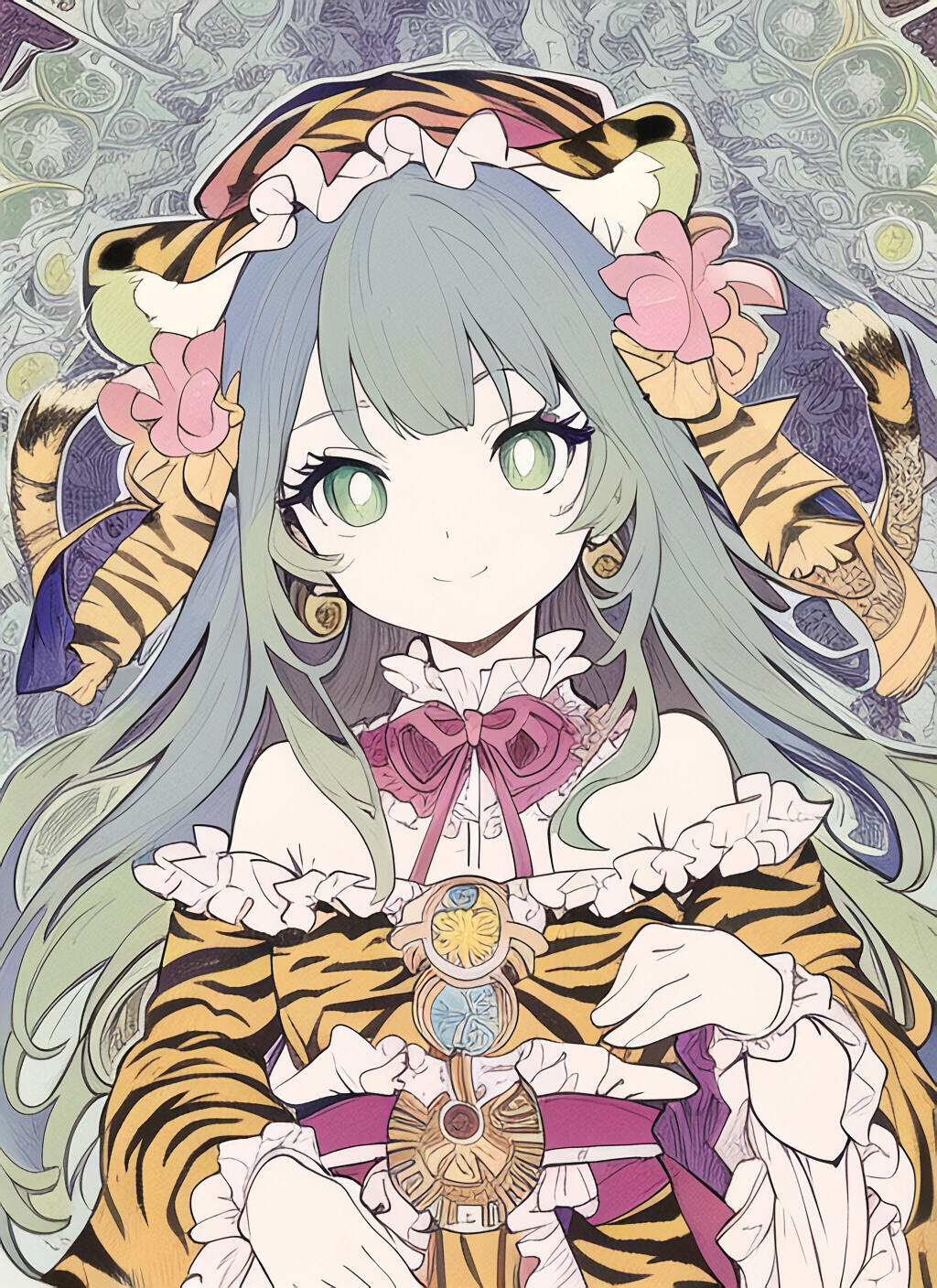 mucha|超级可爱十二生肖头像|虎|vol3