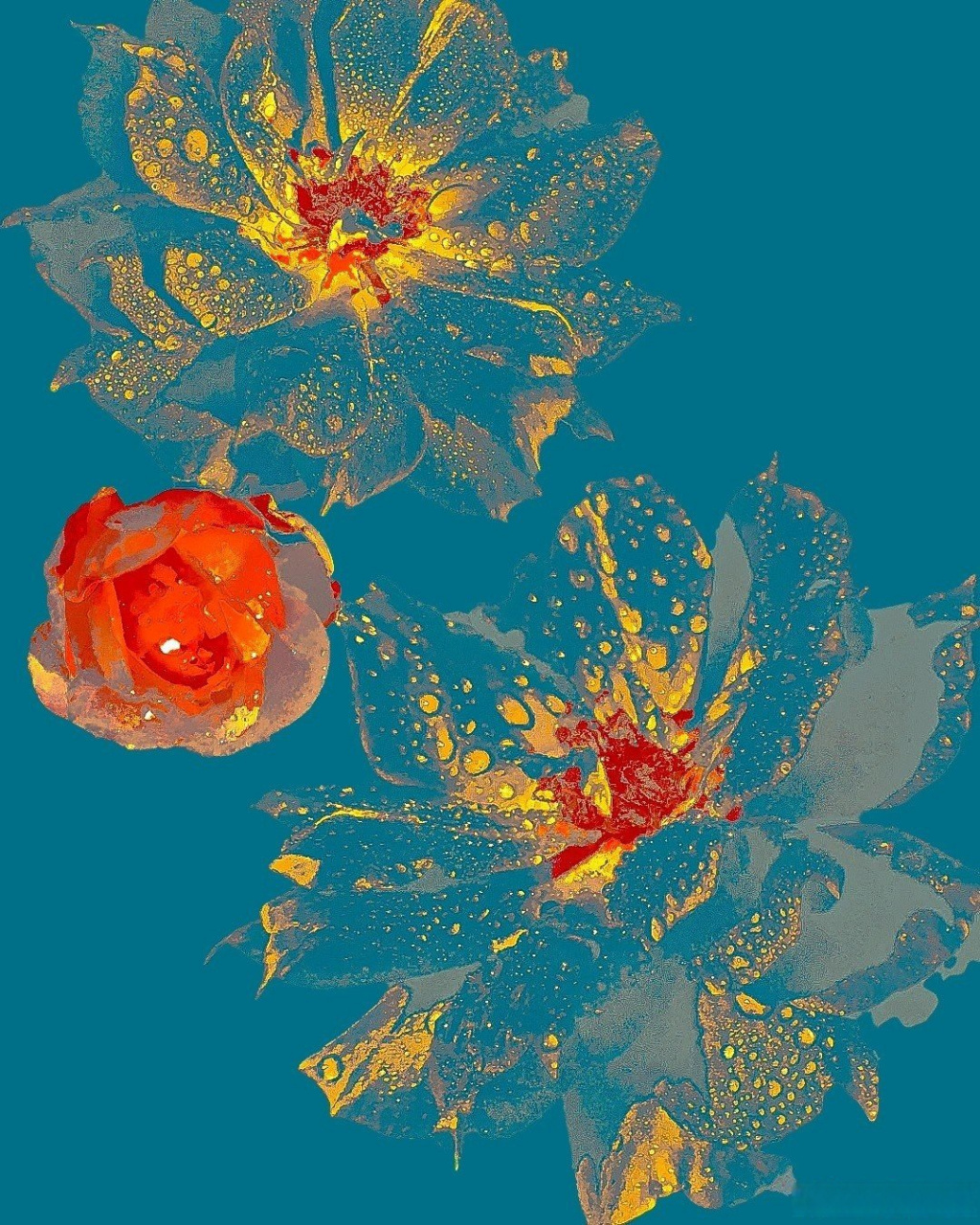 背景图 插图分享    斑斓多姿的色彩  调色:ps   #百家号星火计划