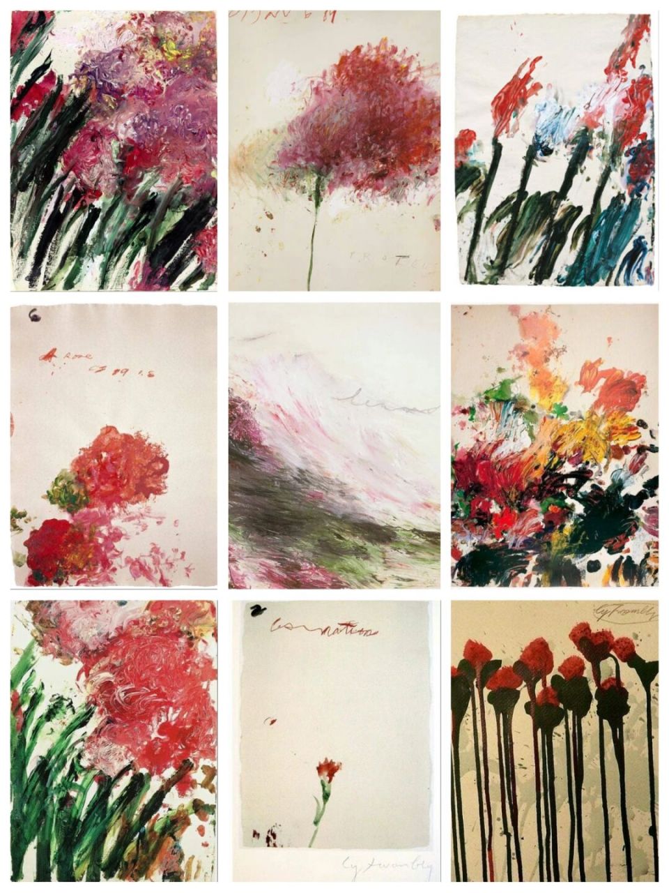 賽·託姆佈雷(cy twombly)曾被《紐約時報》譽為