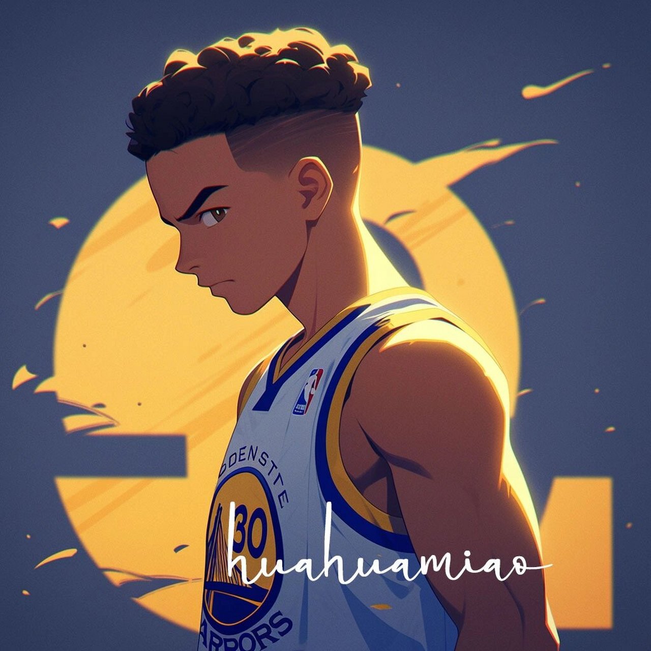 勇士卡通头像|篮球男孩头像97