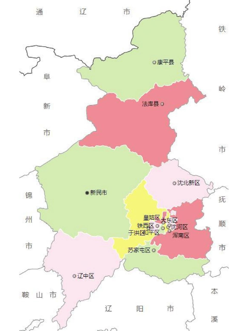 沈阳市地图