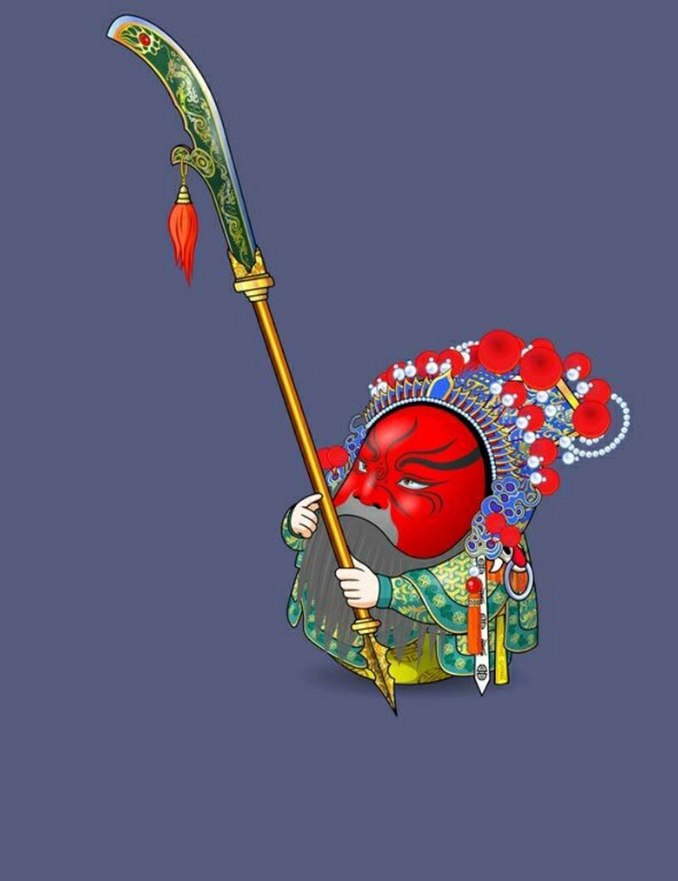 京剧不倒翁——关羽(二) 京剧中关公戏也称作"老爷戏".