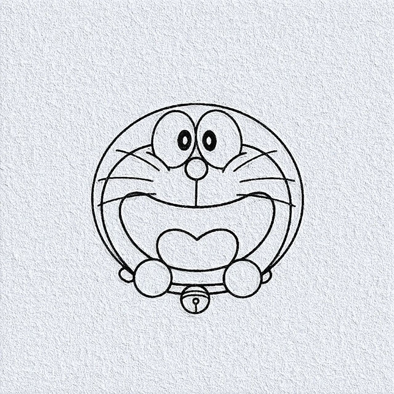 哆啦a梦简笔画附教程 哆啦a梦简笔画附教程