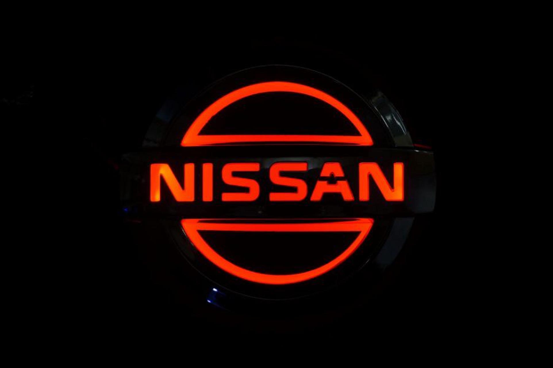 日产(尼桑)发光车标.