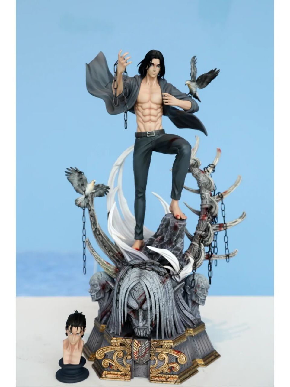 lc的艾伦我拍给你看看 #手办# #gk雕像# #魔都大宝宝# #进击的巨人