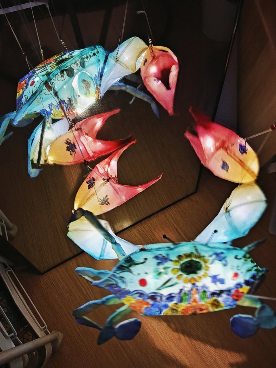 02螃蟹花灯教程(完结篇) 周日被抓着开会,因为这节前最后的忙碌迟来