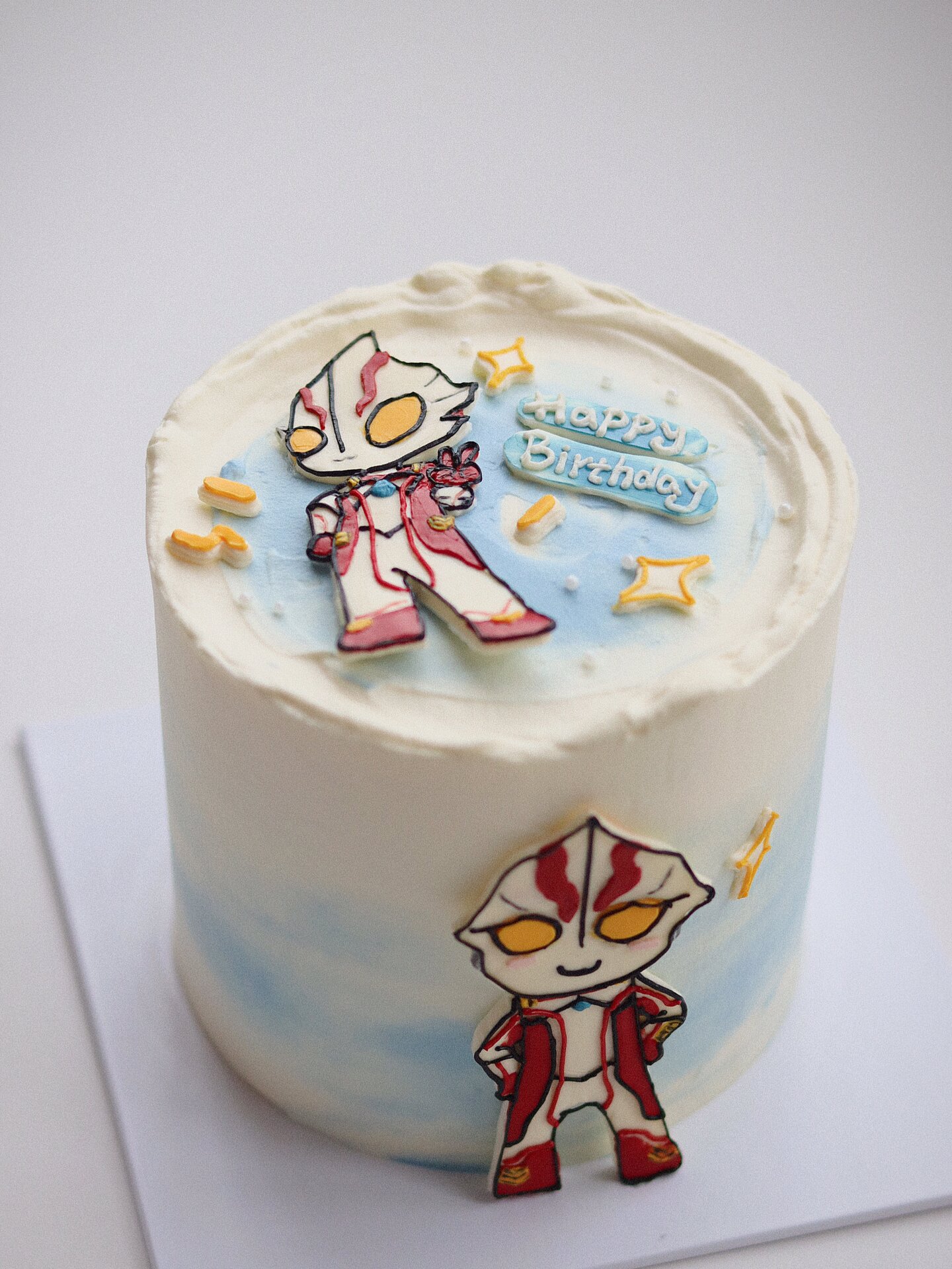 手绘蛋糕合辑|奥特曼系列