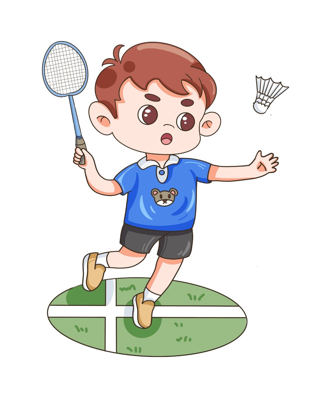 15今天分享一组酷boy的运动男孩素材,这组素材包含: 彩色卡通手绘小