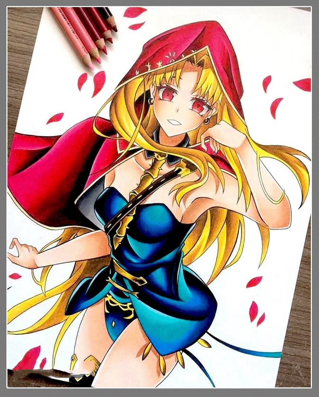 彩铅 动漫 人物形象素材参考