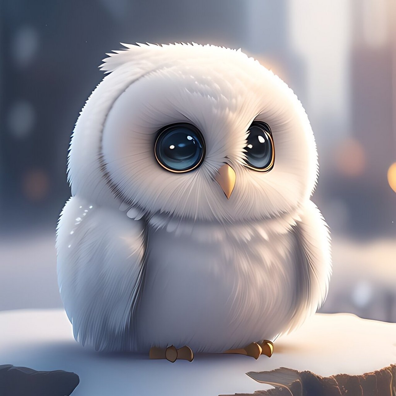 可爱的猫头鹰头像02