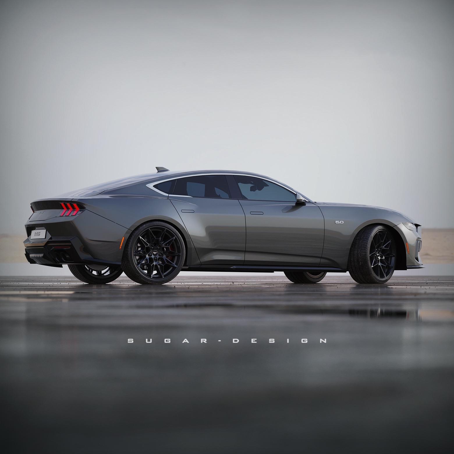 很难想象,在2022年依然还能有5.0排量的四门轿车.但福特野马做到了