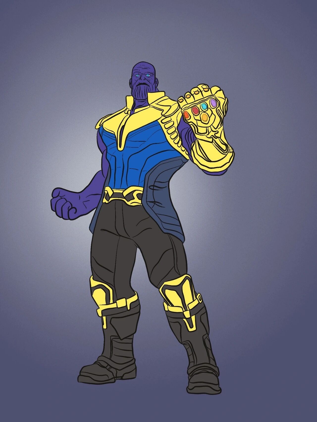 手绘|漫威超级英雄系列—灭霸