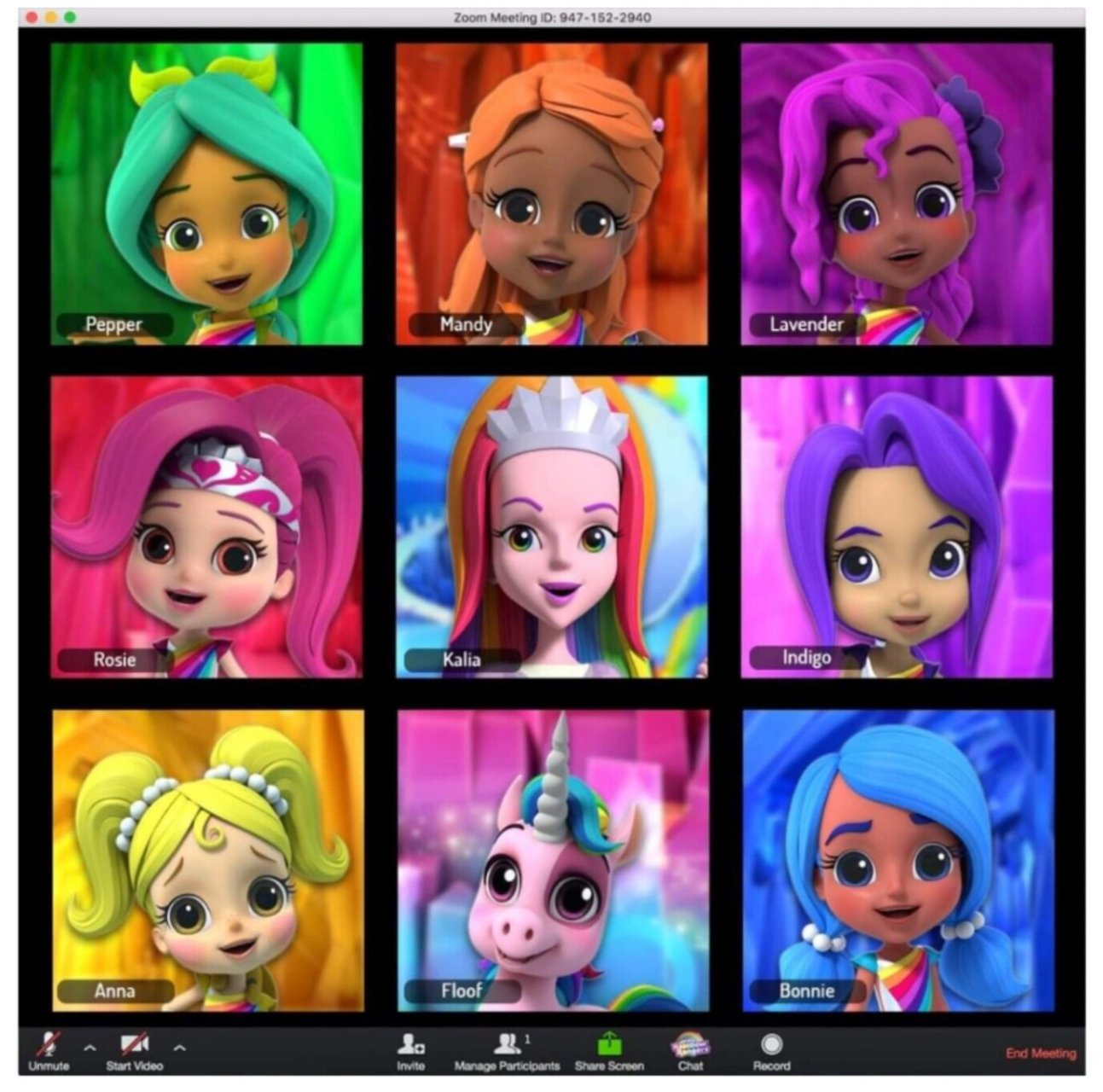 让你没有看过彩虹轻骑队的好友选一个单挑 那匹马不算