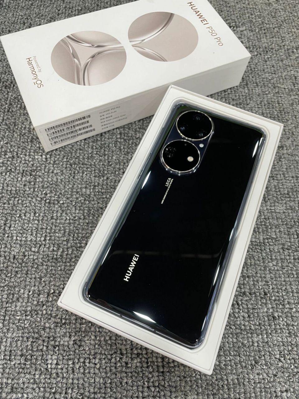 huawei p50pro 8 256曜金黑 华为p50pro 曜金黑 九九新,一套都在,6月