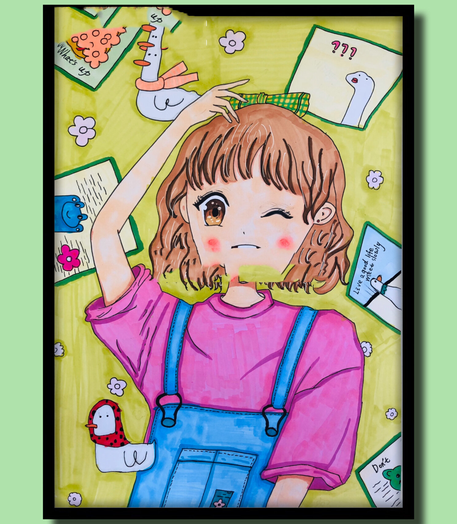 动漫人物课|马克笔手绘|少儿美术 99课程名称:《动漫人物篇-背景