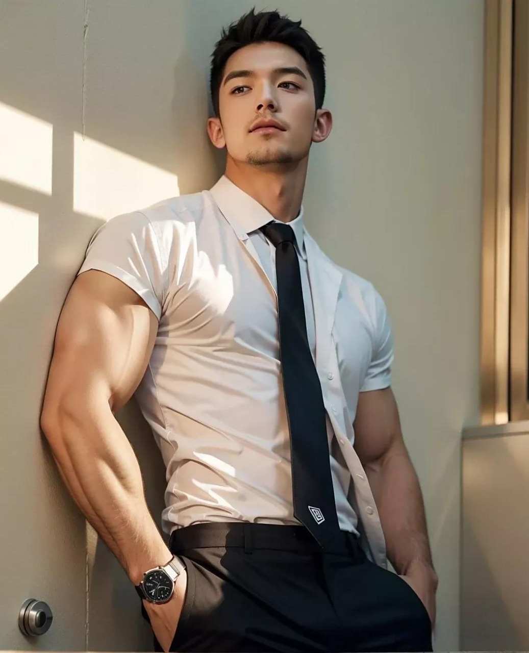 尽显男性魅力 健身帅哥大赏 帅气大叔正装 轻薄肌肉男 硬照大帅 