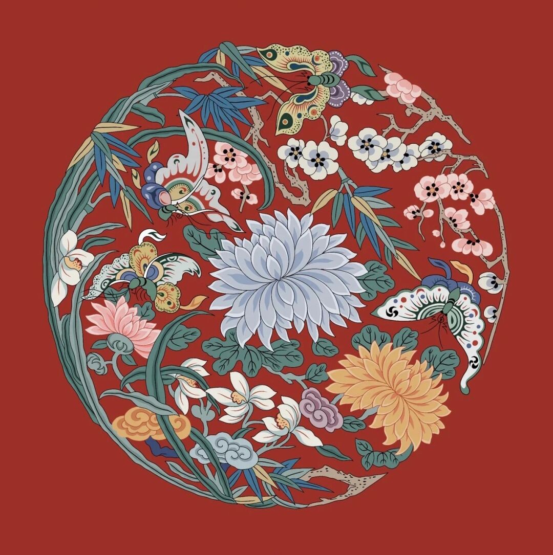 中国传统文化图案素材收集库·三十七 纹样图案素材来自#大数据看看我