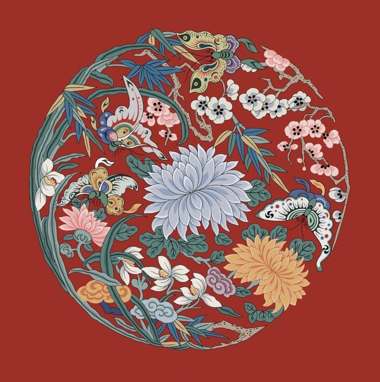 中国传统文化图案素材收集库·三十七 纹样图案素材来自#大数据看看我