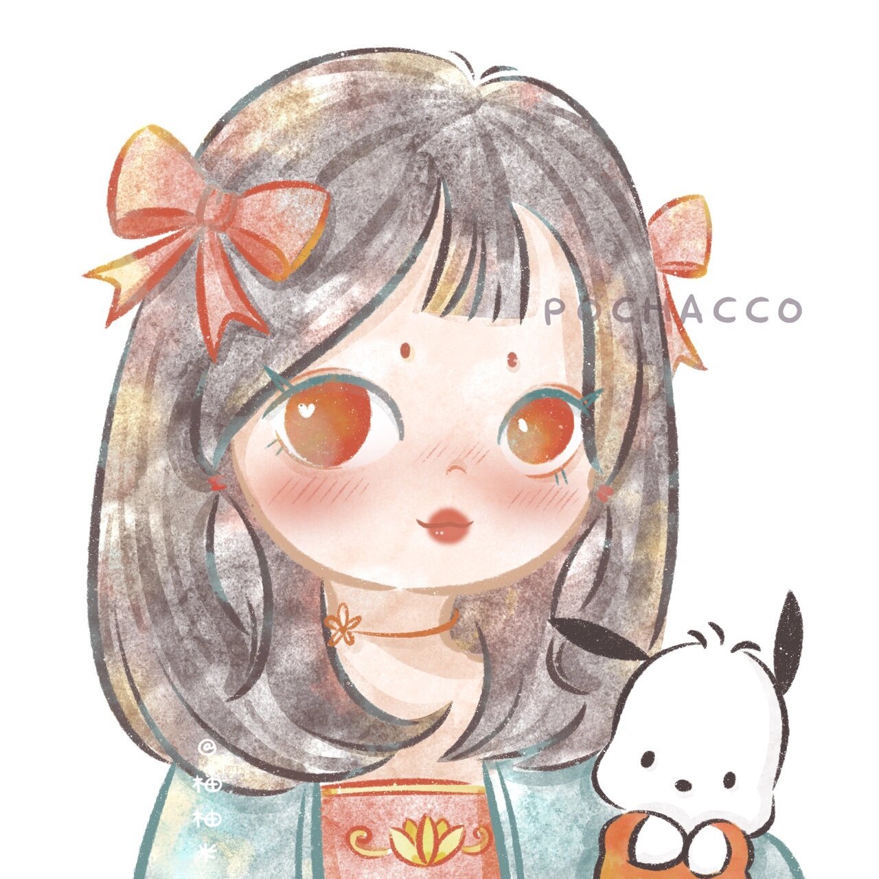 柚|三丽鸥系列拟人头像 库洛米,美乐蒂,玉桂狗,帕恰狗,布丁狗,凯蒂猫