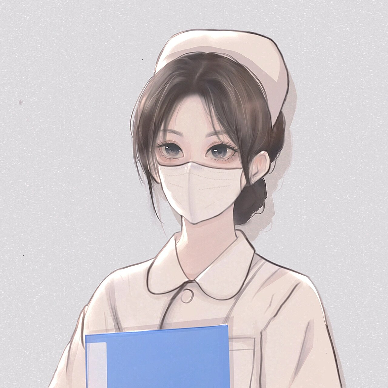 职业头像91护士小姐姐 这个不是按照正规的画,还有其他的都是根据