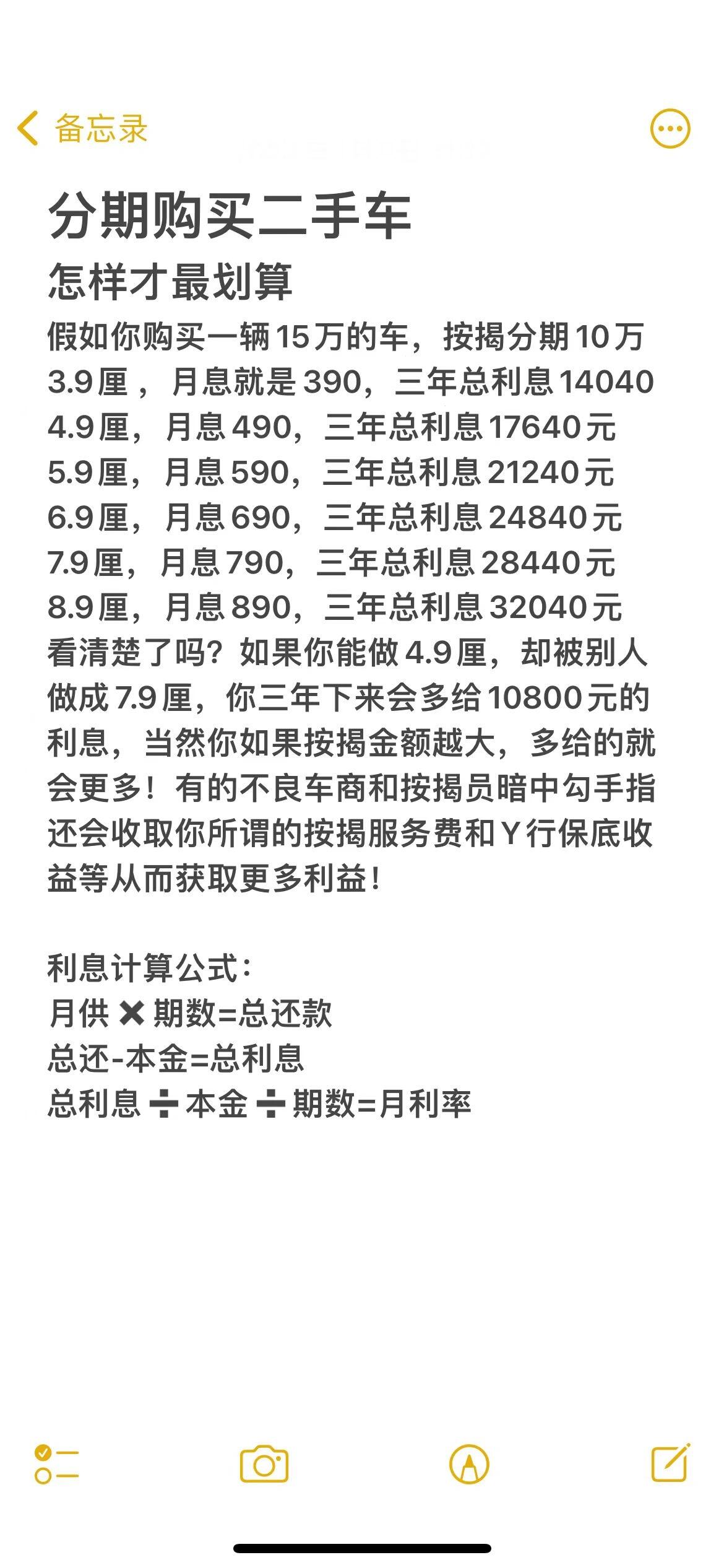 分期购买二手车,怎样才划算