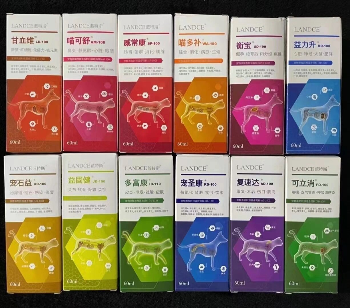 蓝特斯全系列 宠物营养液 法国landce 多富康――免疫力,皮毛,异食
