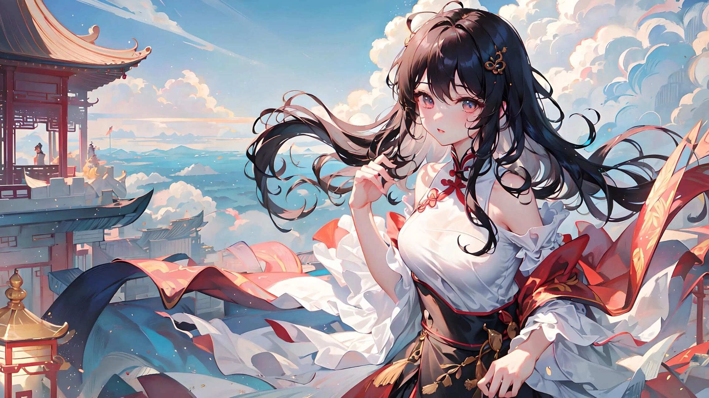 横屏壁纸|国风二次元|天空之梦系列