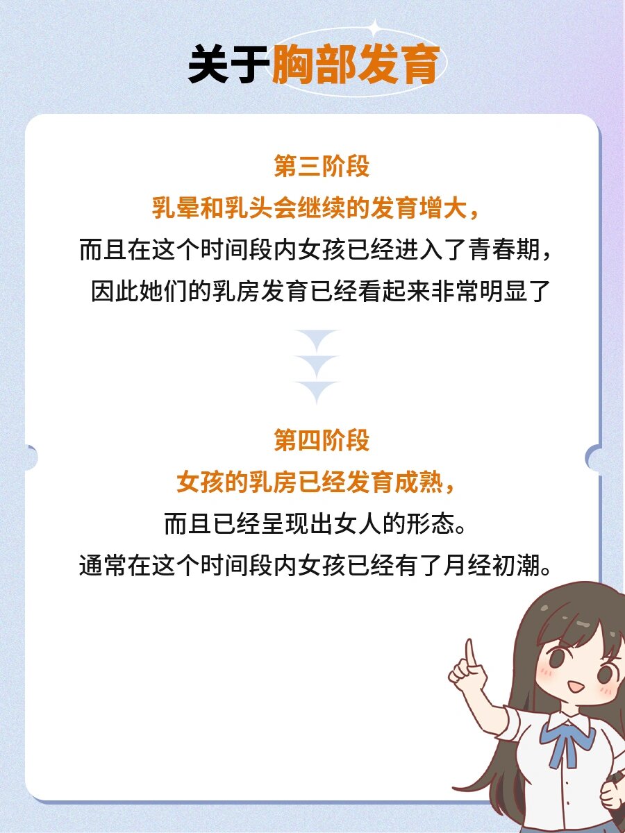 青春期胸部发育,身边人从来不会告诉你这些