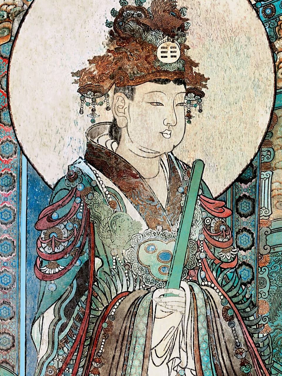 永乐宫三清殿壁画——西王母