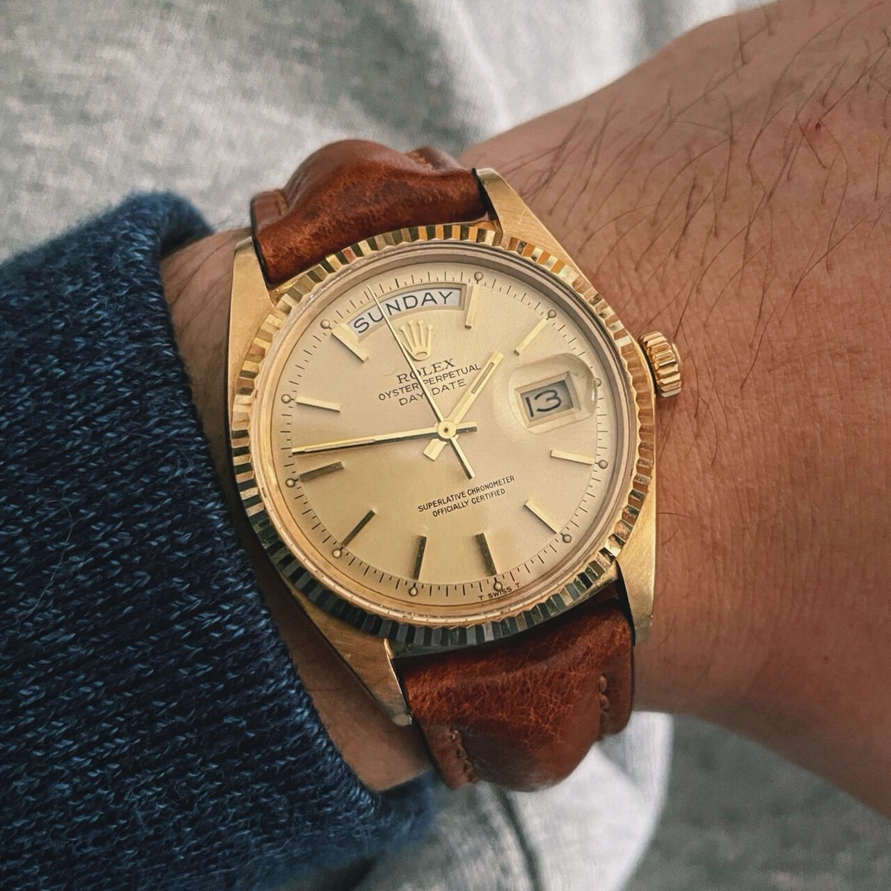 新玩具到手,中古劳力士1803(换了个表带) 6015心心念念的劳力士