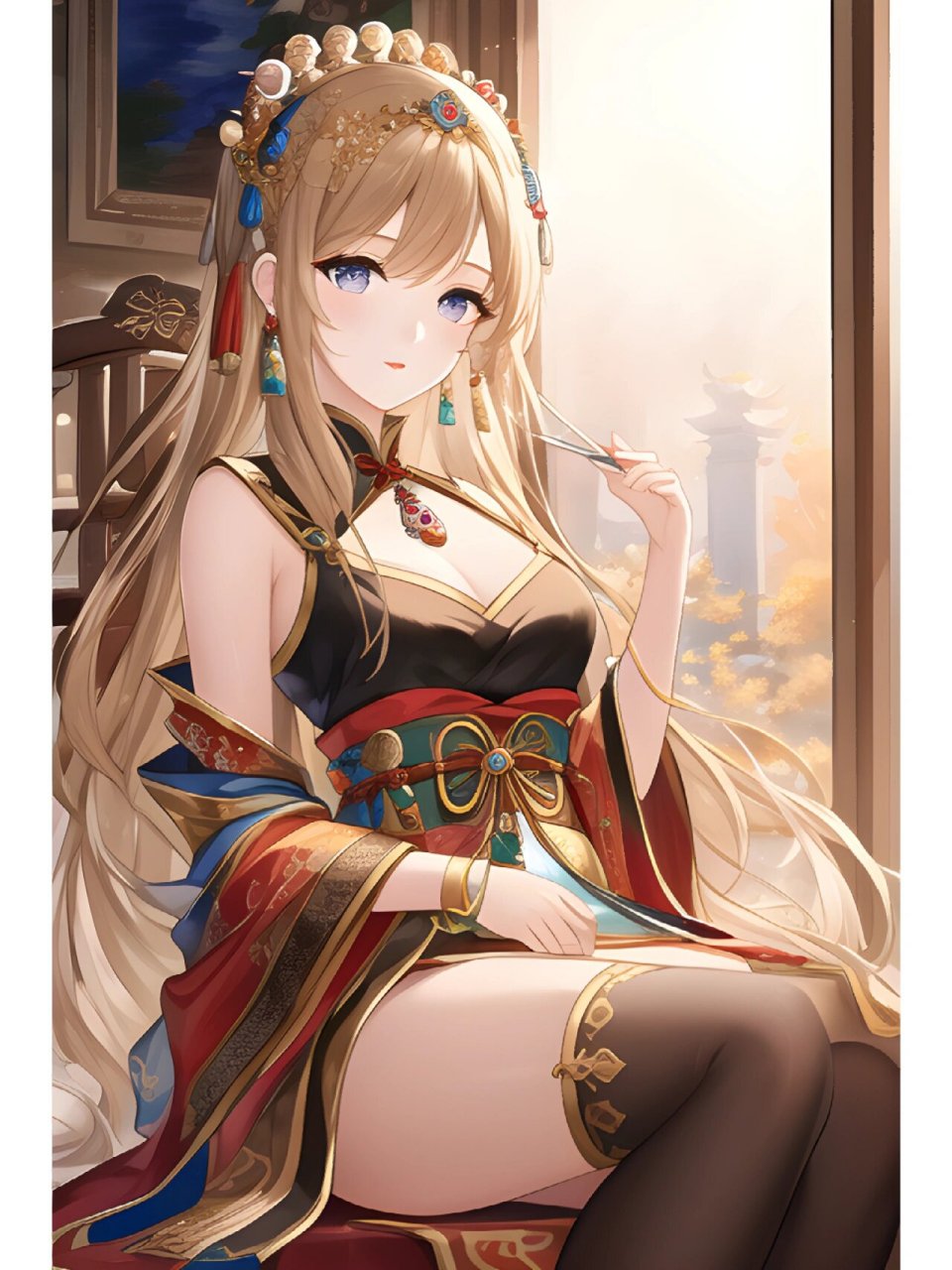 古风古装国风,动漫二次元绘画人物