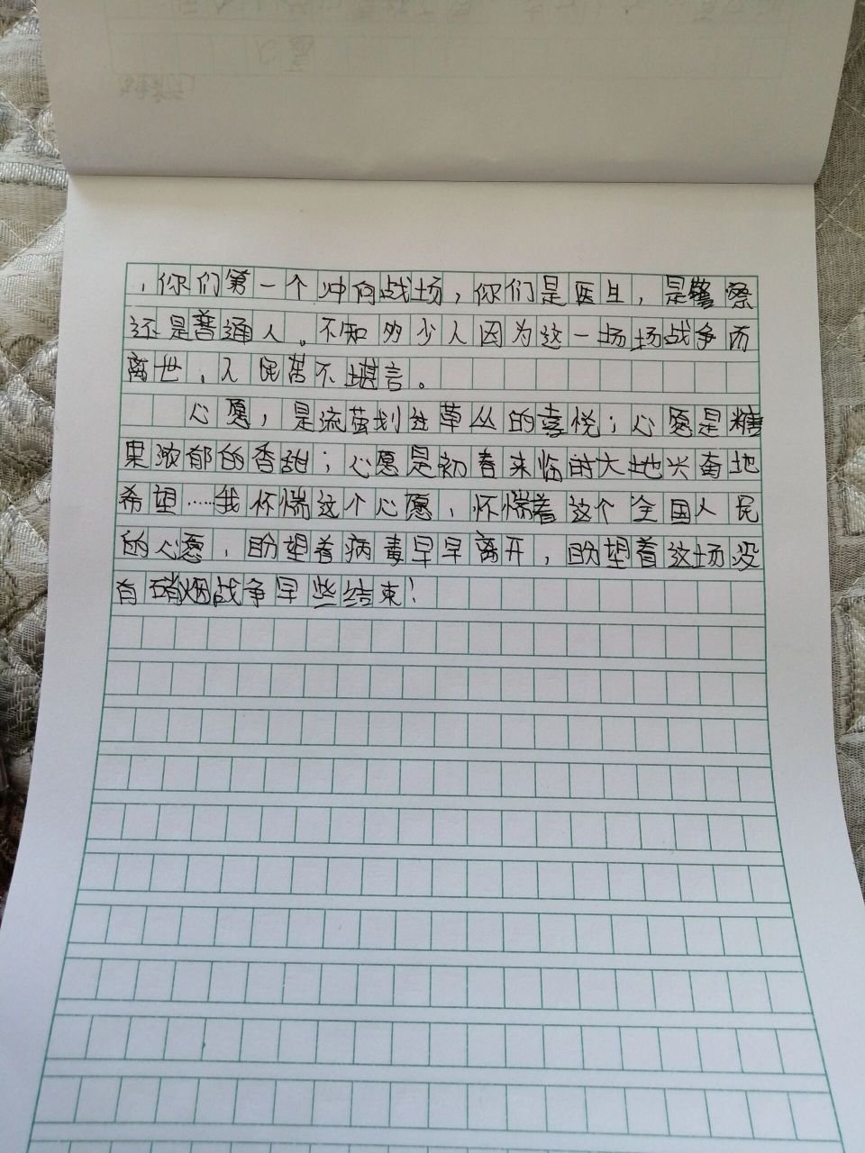 我的心愿作文500字六年级