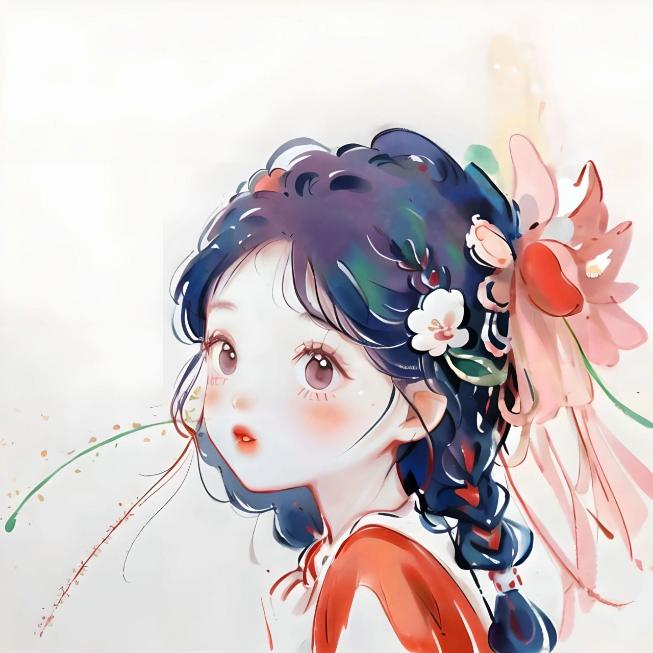 每朵花都有对应的花仙子|女生头像