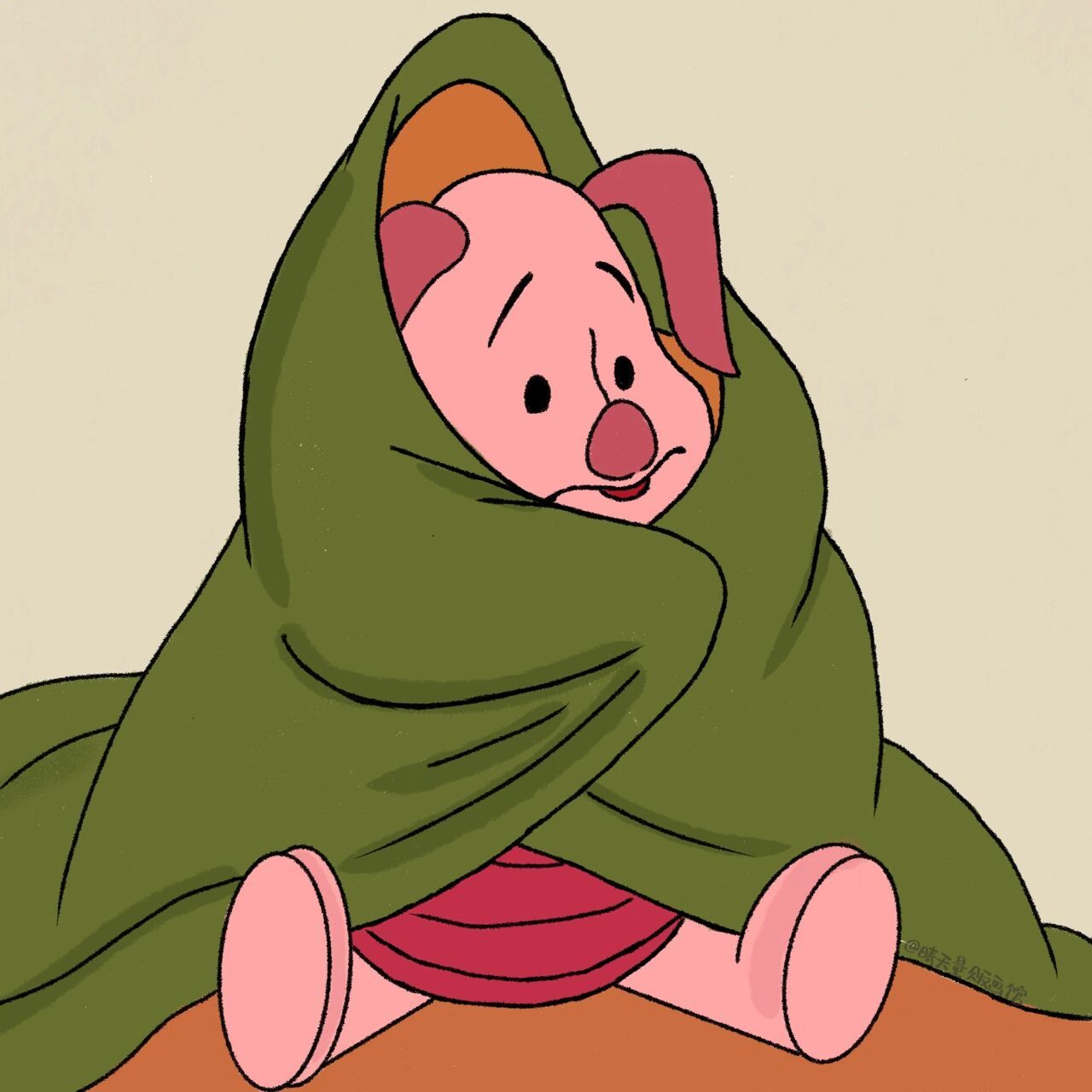 手绘头像| 小猪piglet 头像 60156015转载请注明原出处!