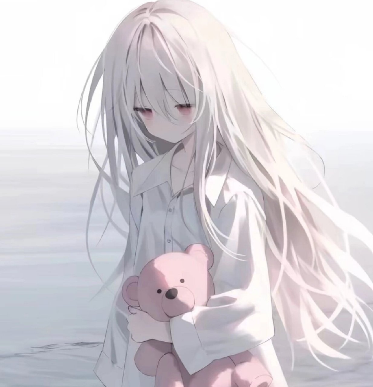 悲伤动漫女头 请问有类似这种落寞的女头吗#动漫女头# #头像