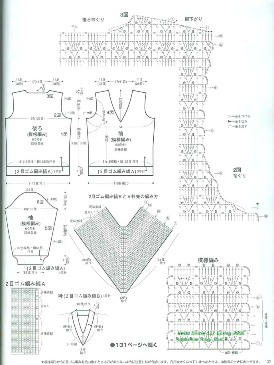 毛衣袖子钩织方法图片