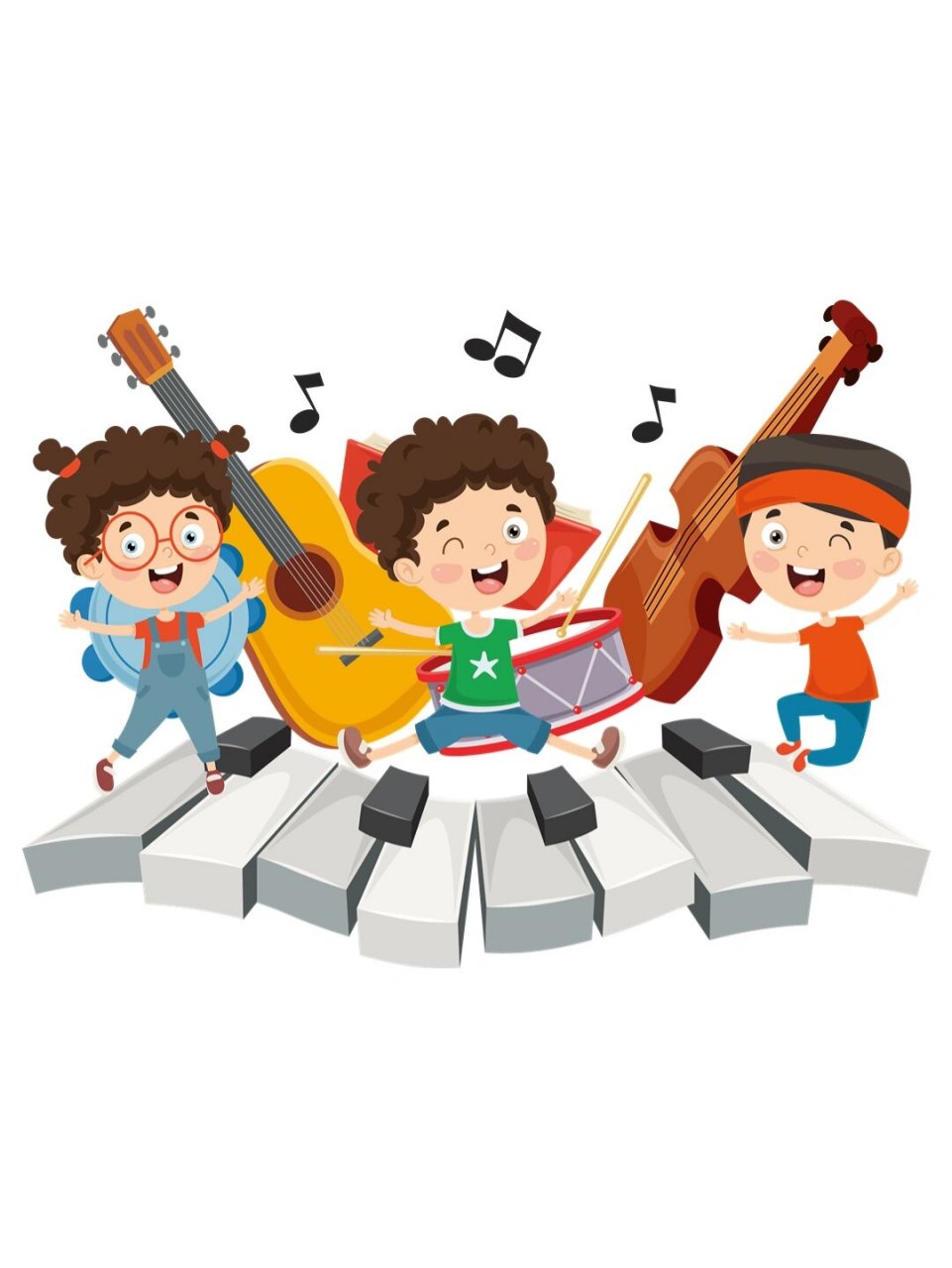 🎹免抠元素|卡通唱歌人物素材 🎤口袋今天带来一组免抠元素