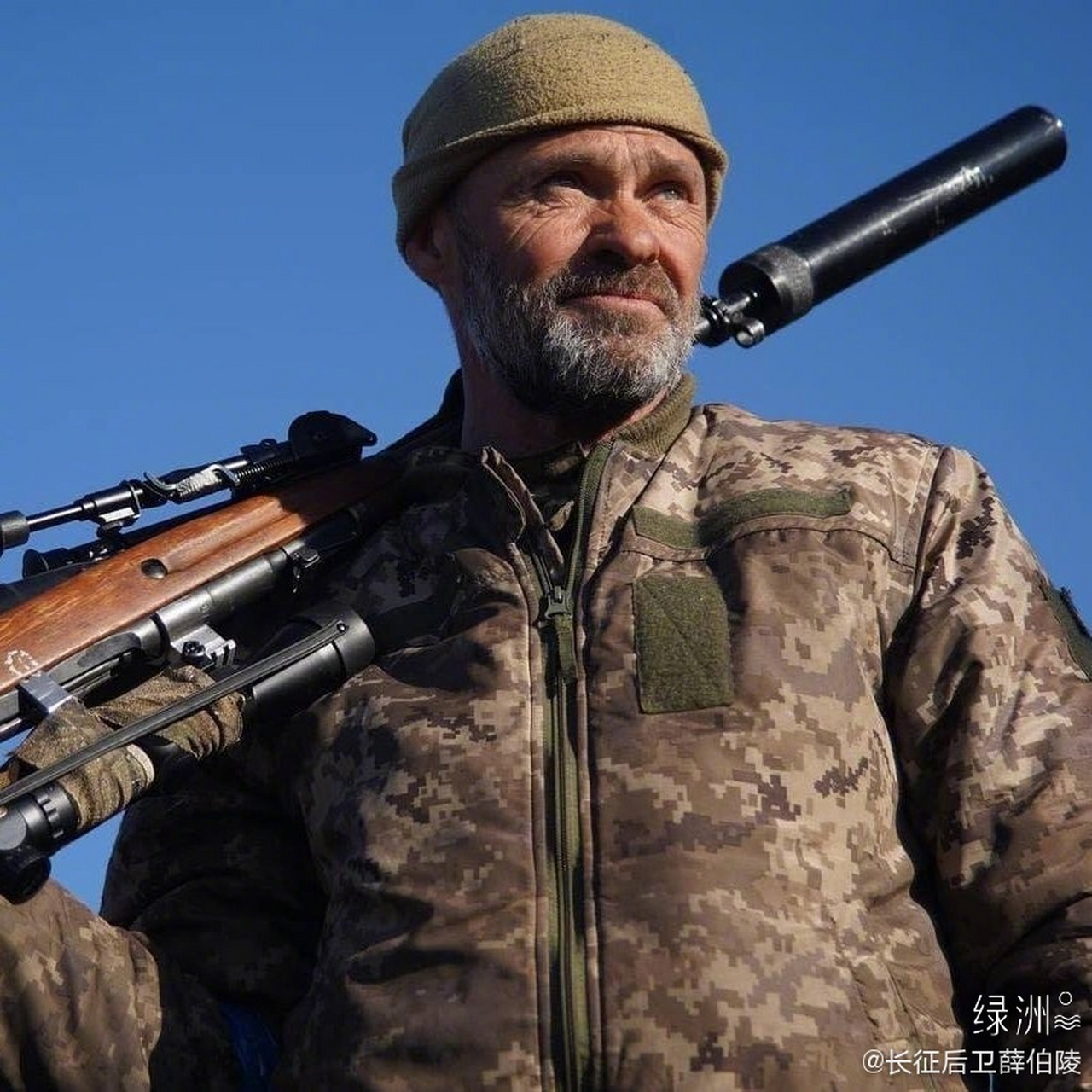 一对乌克兰父女狙击手