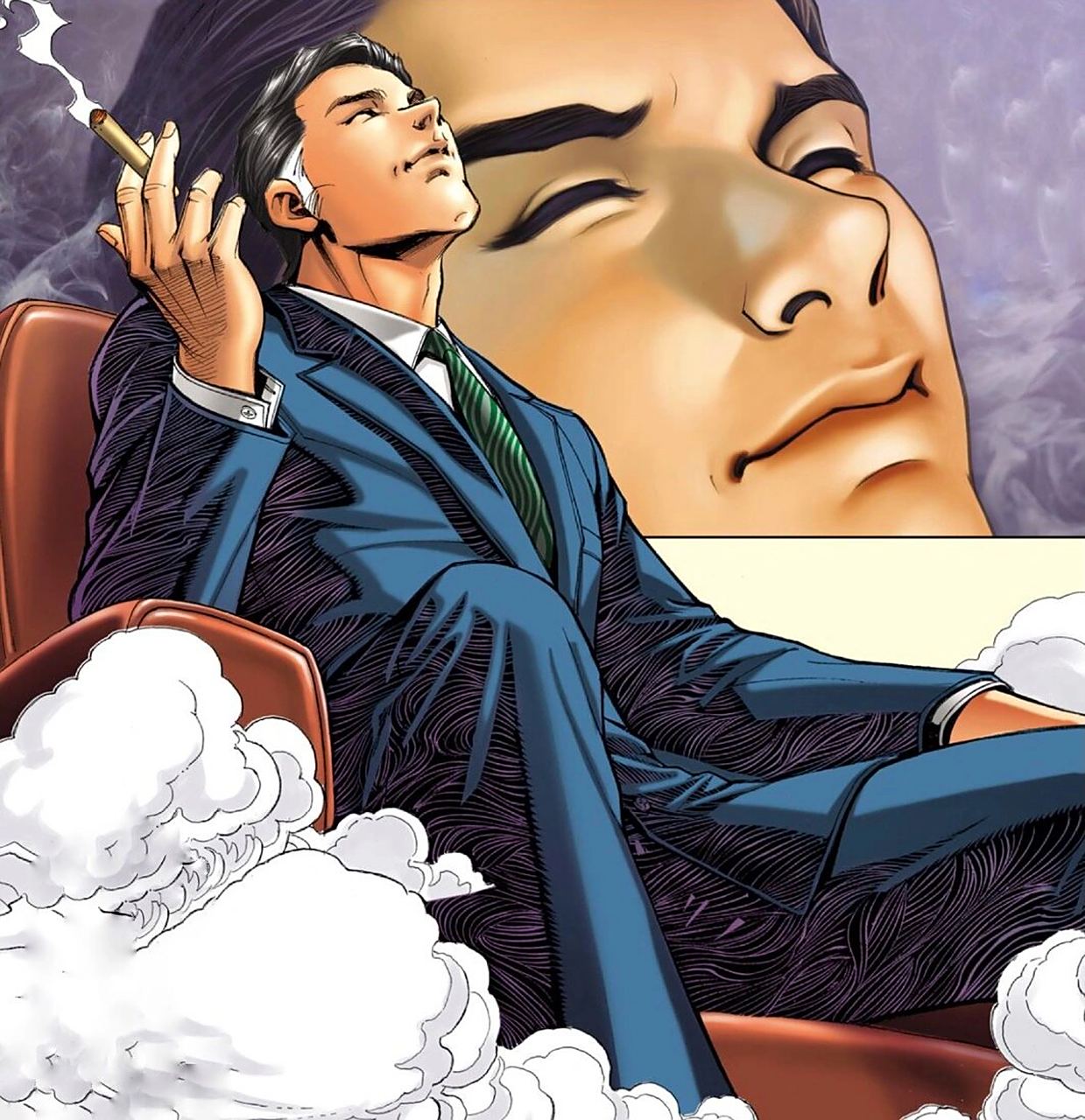 古惑仔漫画—江湖完人—蒋天生 古惑仔漫画里洪兴龙头蒋天生,十分有