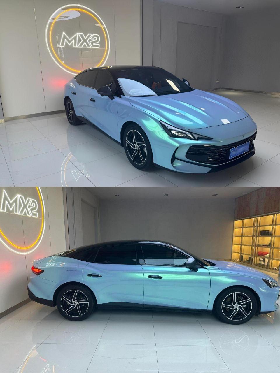 名爵mg7北极光改色膜系列.来源:广东佛山市