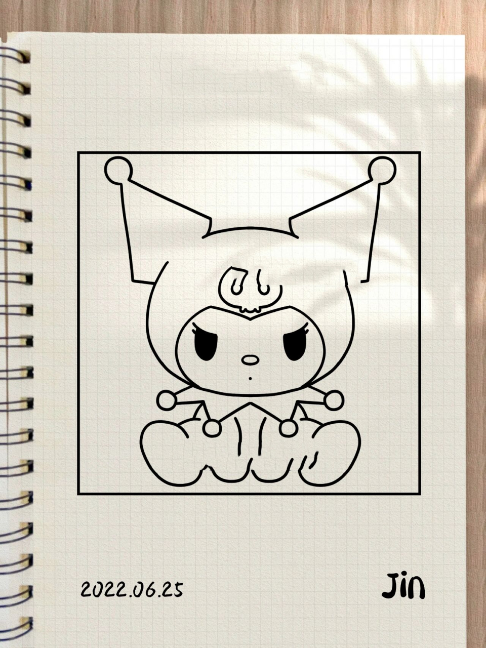 零基础|简笔画教程|三丽鸥|库洛米 ★库洛米简笔画教程1 7215未经