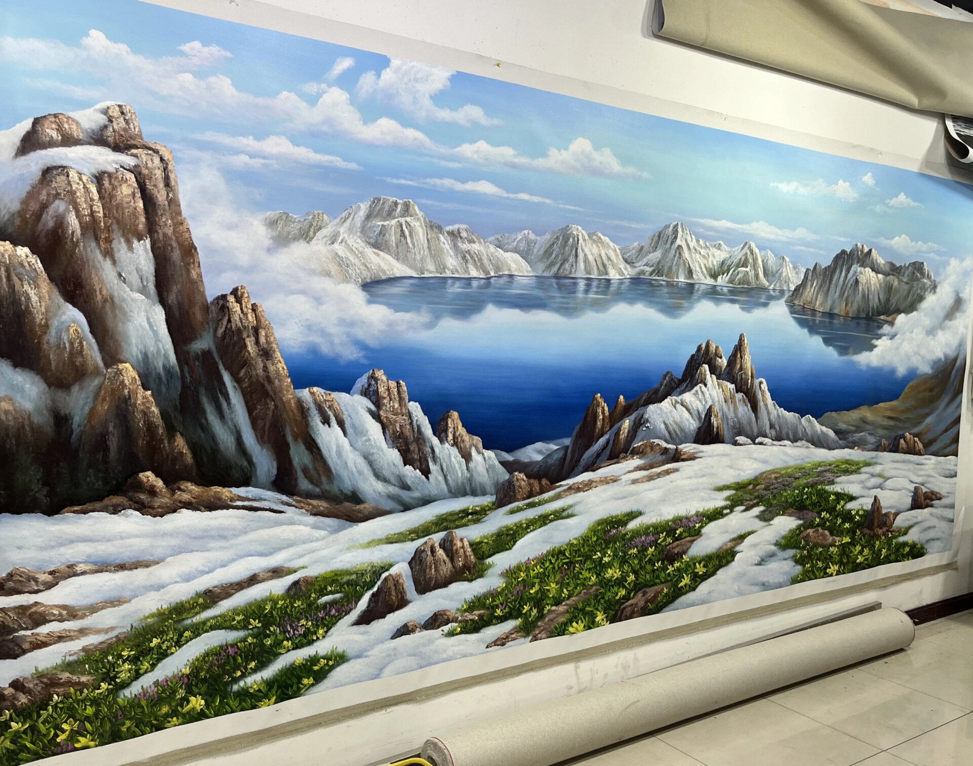 新疆天山天池漫画 新疆天山天池漫画