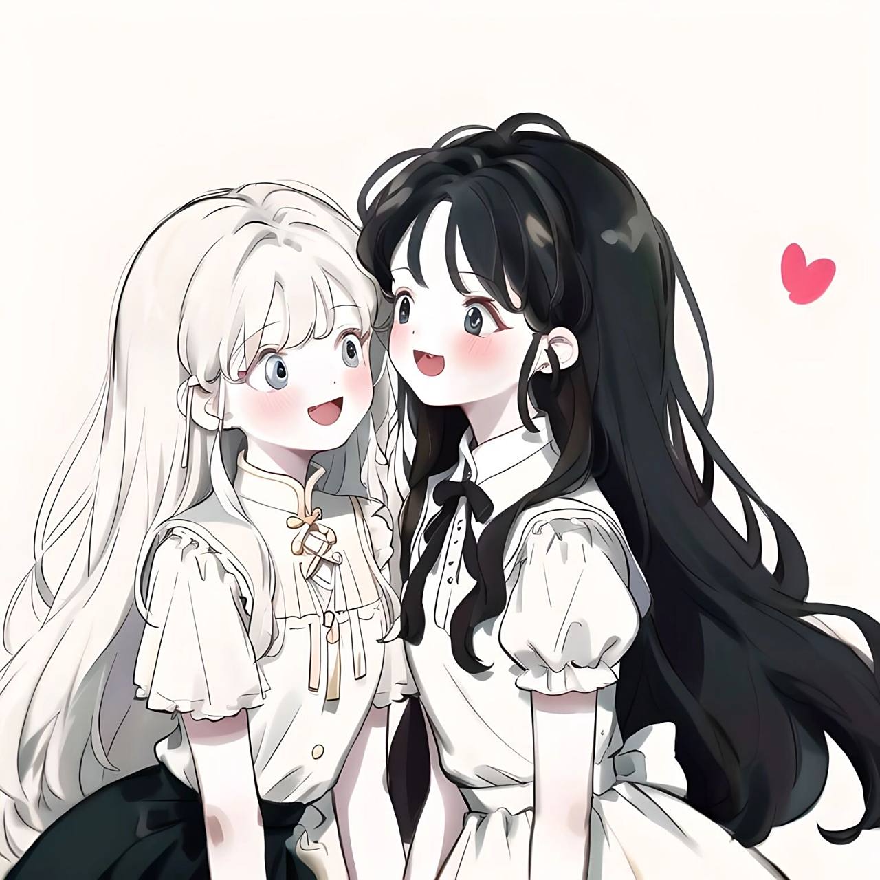 十二星座头像/双子座7615/双生女生可爱头像 双子座7615来啦!