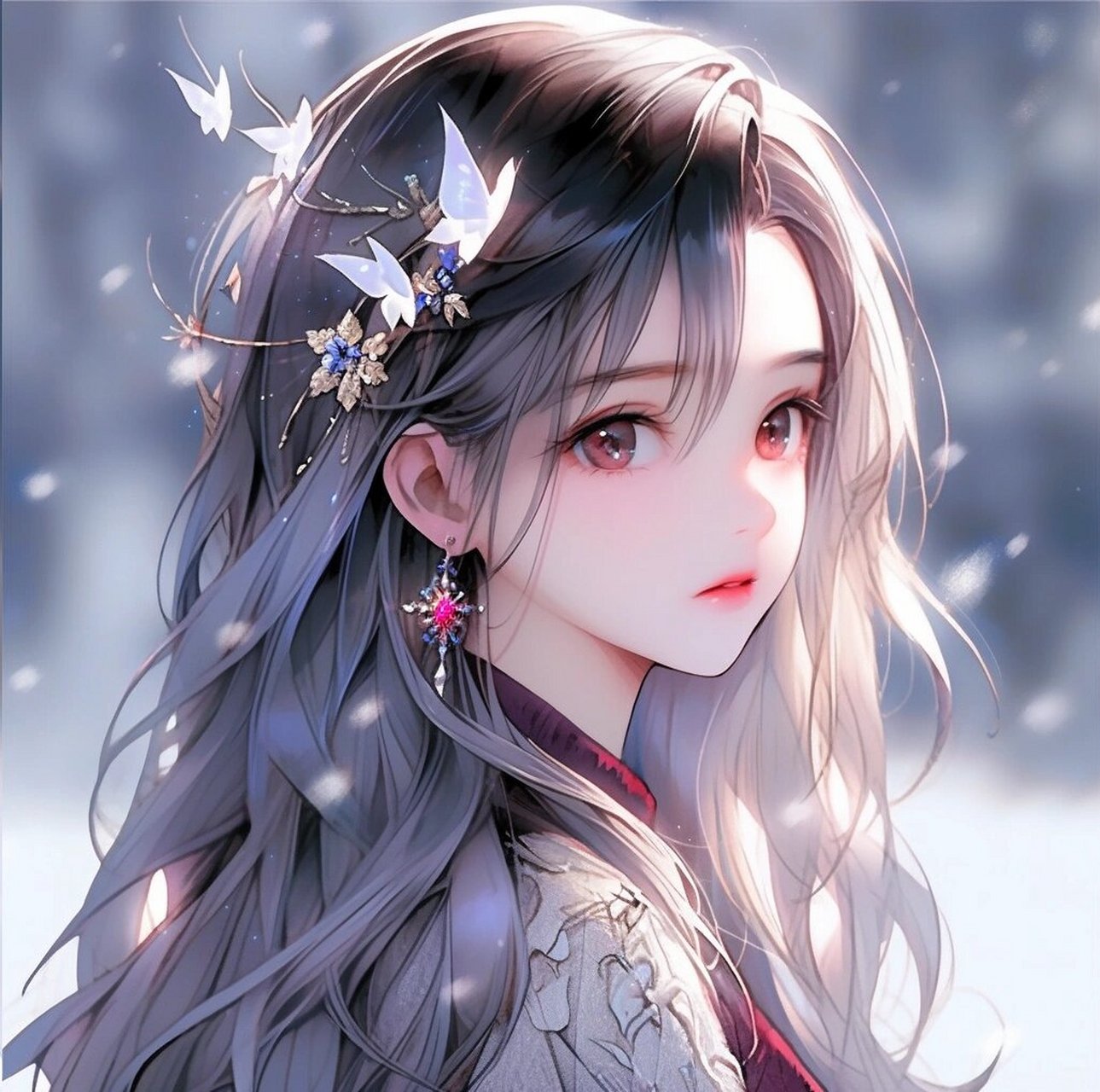 动漫女孩分享,御姐头像,古风韵味十足2024 #动漫女头# #古风头像