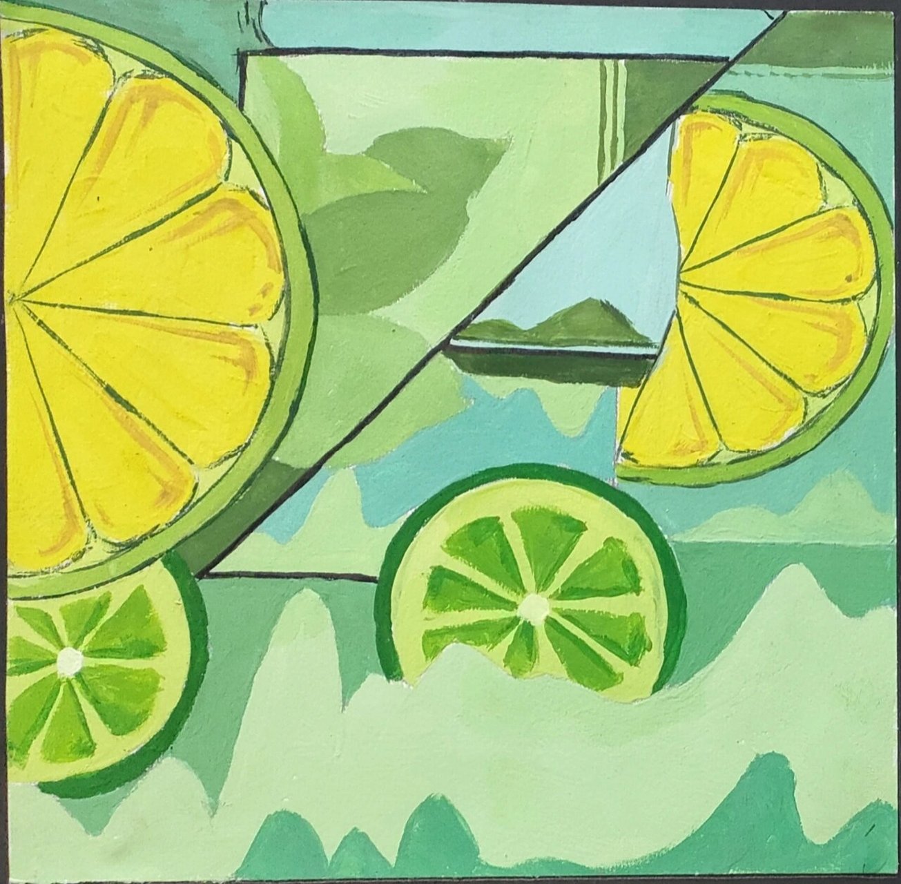 色彩的情感表达   酸甜苦辣 色彩构成里面的色彩情感表现酸甜苦辣 可