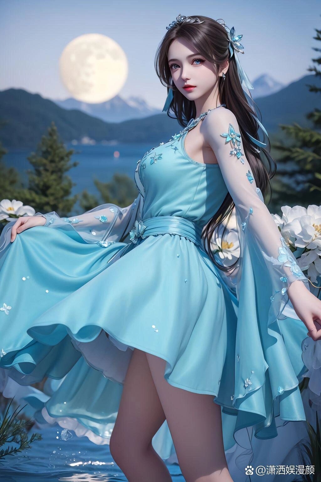 宁荣荣文案 九宝转出有琉璃, 天姿卓越见姿意.