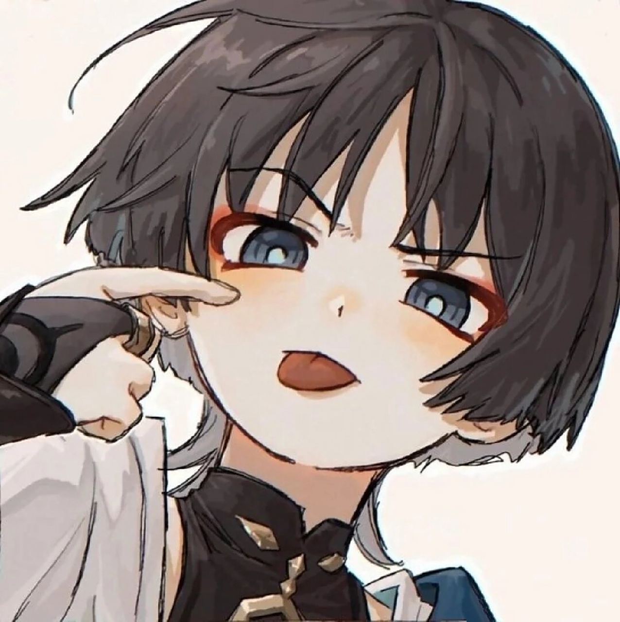 散兵头像 哎呀, 这是谁家的屑散宝啊,原来是我家的