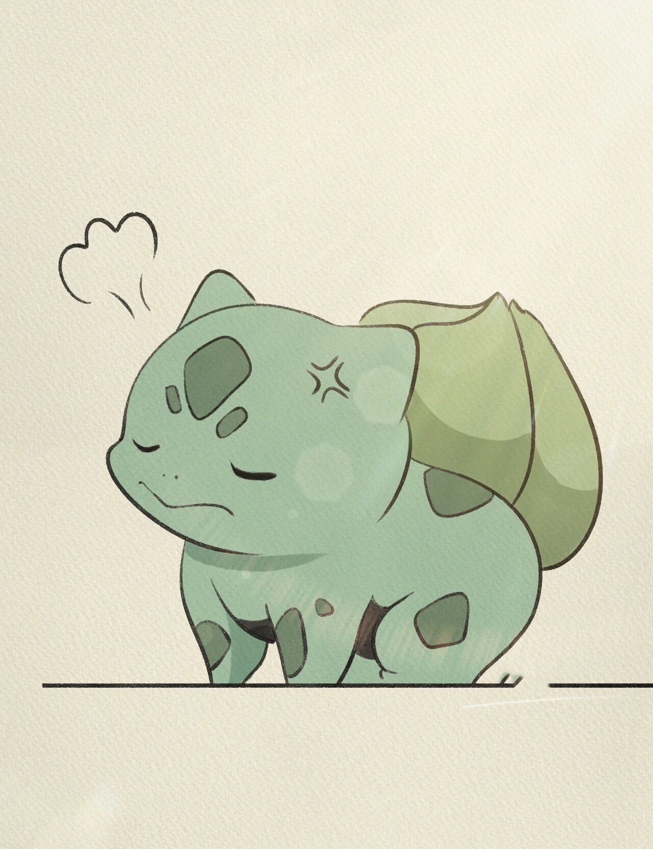 妙蛙种子简笔画‖(81)