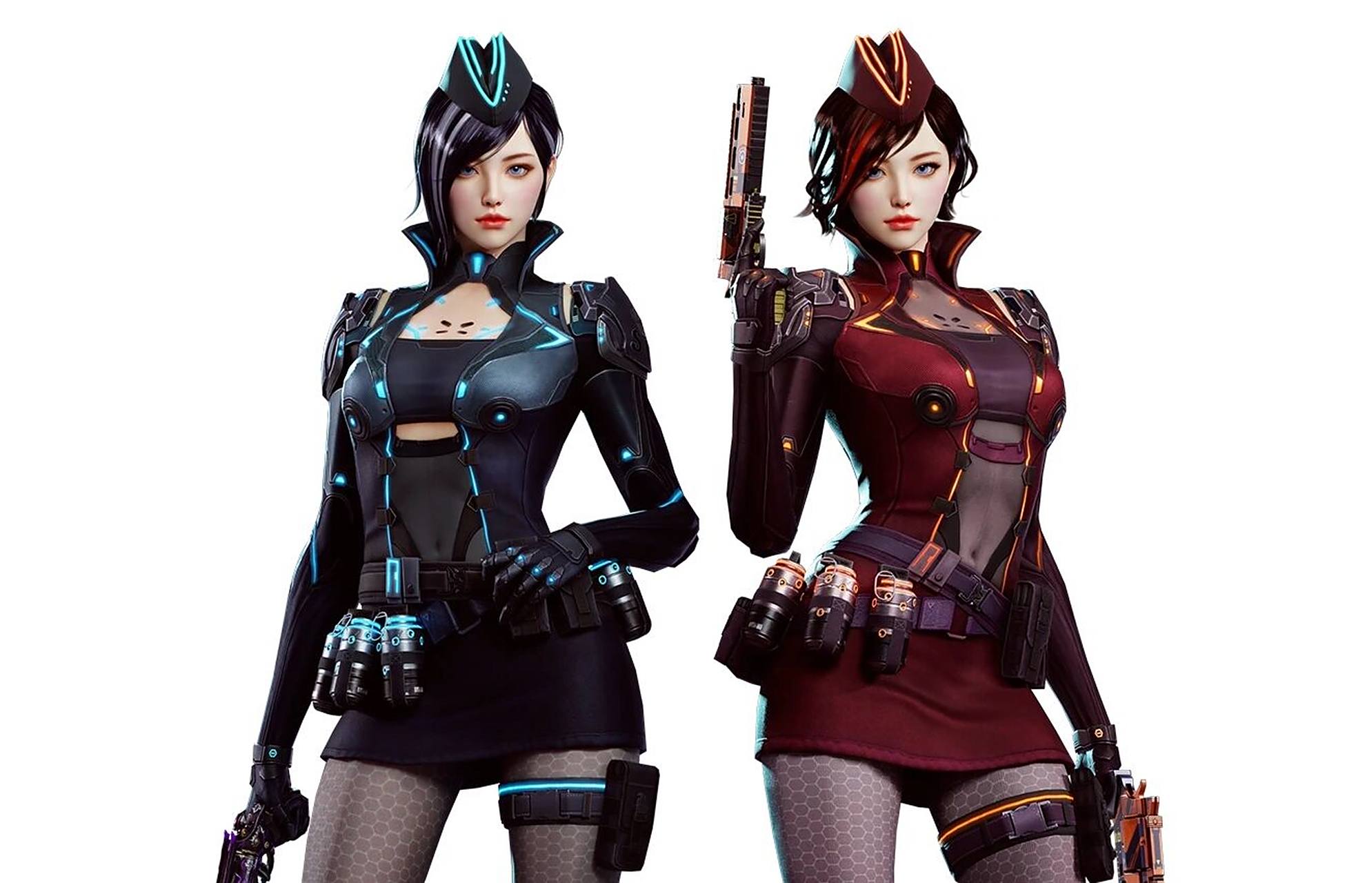 每天认识个cf女角色--夜玫瑰-幻能朋克(74) 更新了横屏版