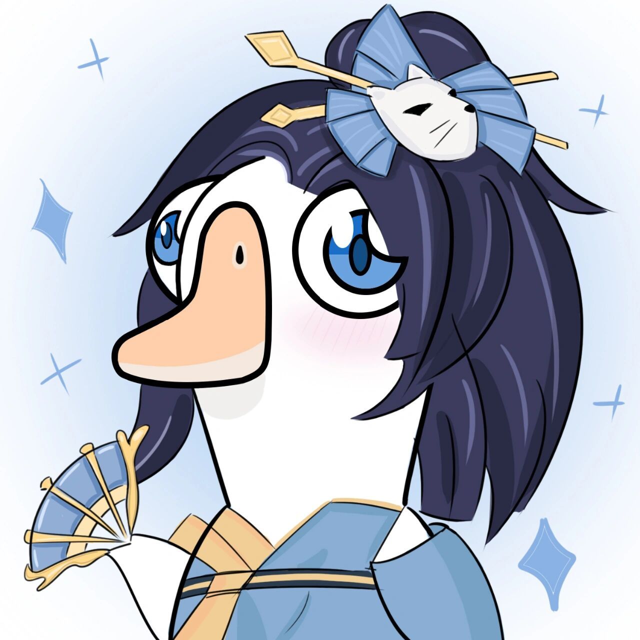 王者×鹅鸭杀头像——火舞绯月&魅语 不知火舞的绯月行和魅语皮肤